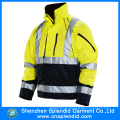 Custom Men Hi Vis Safety Two Tone Construction Jacket